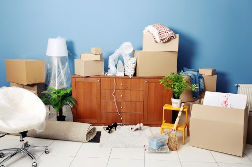 Removal van used for a Purley flat or office transport job
