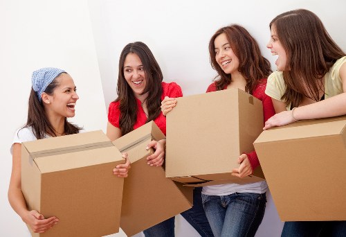 Local house movers assisting with packing and unloading in Purley