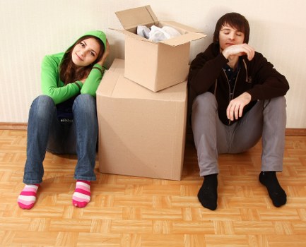 Checklist and packing supplies for moving day preparation