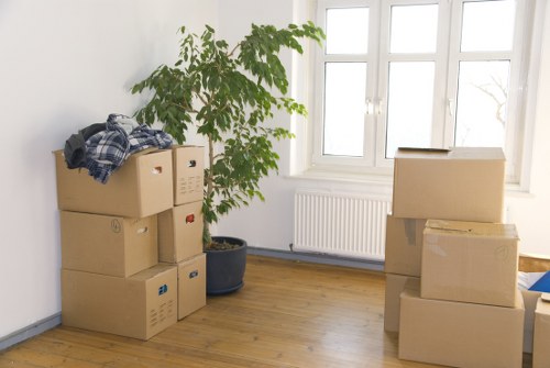 Furniture and IT items prepared for office relocation services