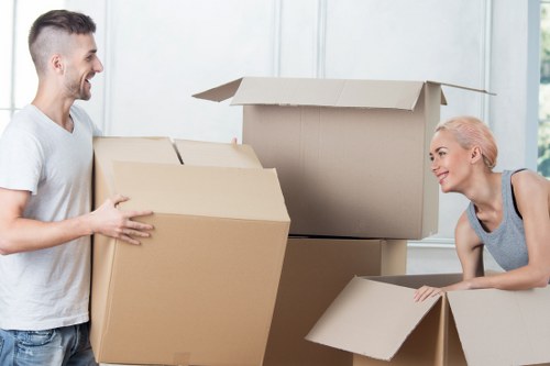 Local Purley moving van helping with residential transport