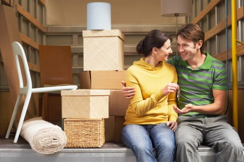 Removal crew planning a local home move near Purley properties